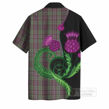 Scotland National Tartan Hawaiian Shirt Traditional Scottish Thistle