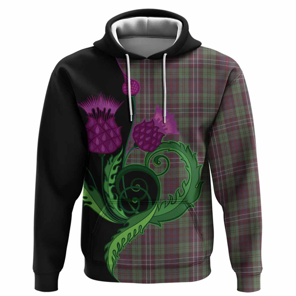Scotland National Tartan Hoodie Traditional Scottish Thistle