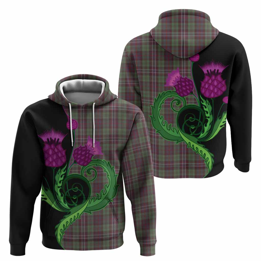 Scotland National Tartan Hoodie Traditional Scottish Thistle