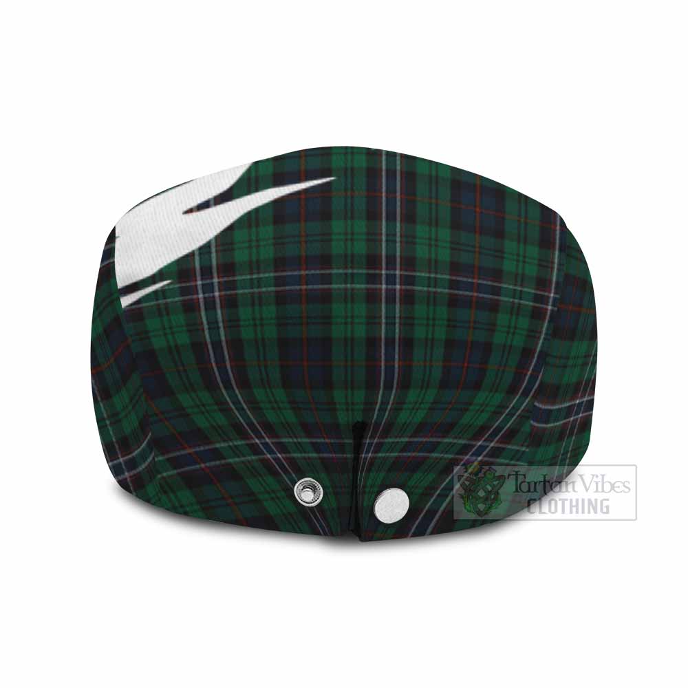 Scotland National Tartan Loch Ness Monster Scottish Heritage Art Flat Cap, Jeff Cap