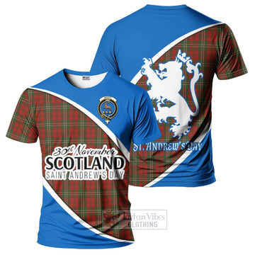 Tartan Vibes Clothing Scott Family Crest Tartan T-Shirt Celebrate Saint Andrew's Day in Style