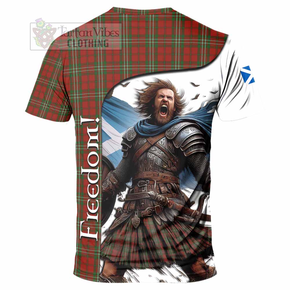Scott Crest Tartan T-Shirt Inspired by the Freedom of Scottish Warrior