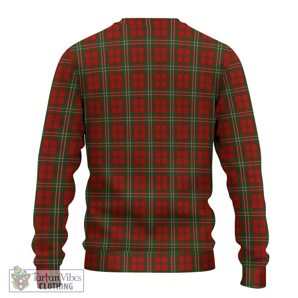 Scott Tartan Knitted Sweater with Family Crest DNA In Me Style - Tartanvibesclothing Shop