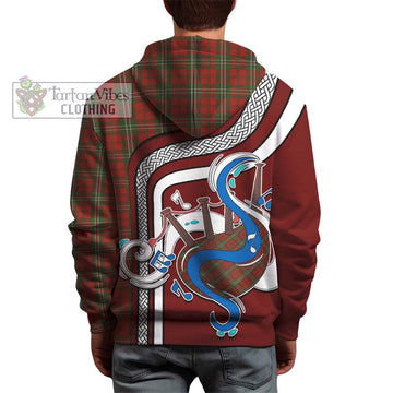 Scott Tartan Hoodie with Epic Bagpipe Style