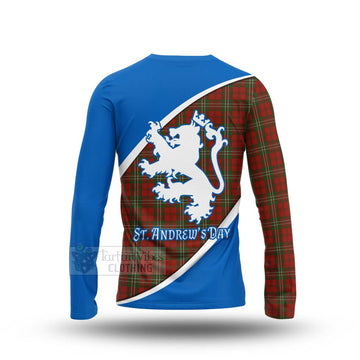 Tartan Vibes Clothing Scott Family Crest Tartan Long Sleeve T-Shirt Celebrate Saint Andrew's Day in Style