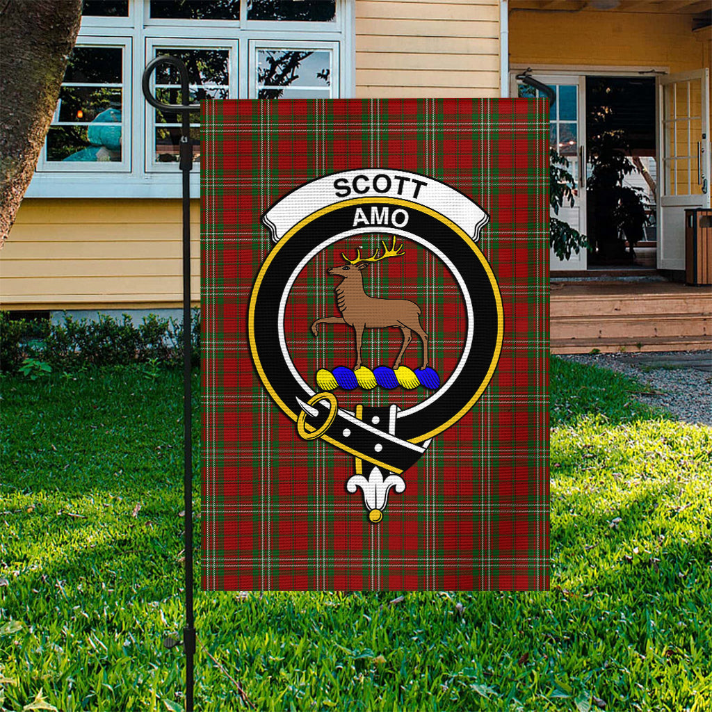 Scott Tartan Flag with Family Crest - Tartan Vibes Clothing