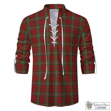 Scott Tartan Men's Scottish Traditional Jacobite Ghillie Kilt Shirt