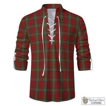 Tartan Vibes Clothing Scott Tartan Men's Scottish Traditional Jacobite Ghillie Kilt Shirt