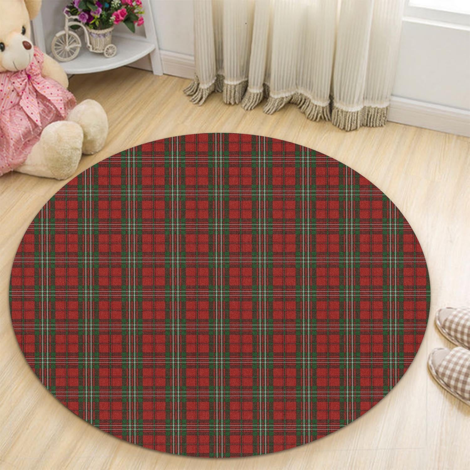 scott-tartan-round-rug