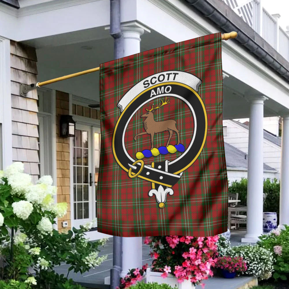 Scott Tartan Flag with Family Crest - Tartan Vibes Clothing