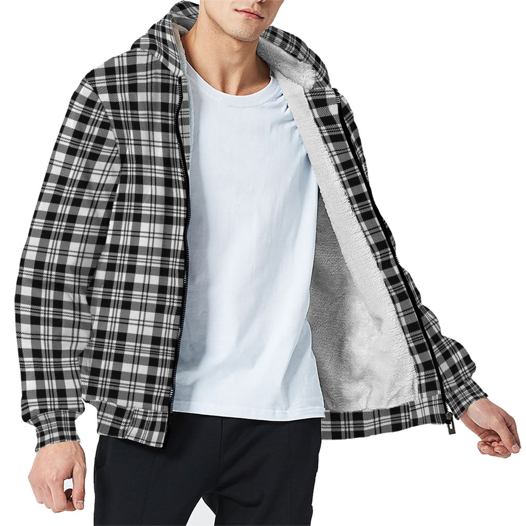 scott-black-white-tartan-sherpa-hoodie