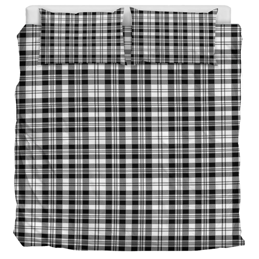 scott-black-white-tartan-bedding-set