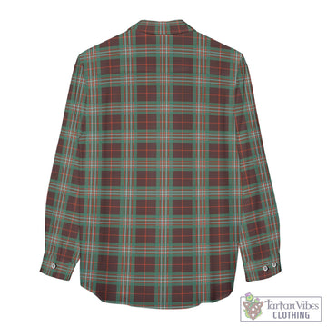 Scott Brown Ancient Tartan Womens Casual Shirt with Family Crest