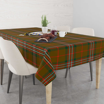 Scott Brown Modern Tatan Tablecloth with Family Crest