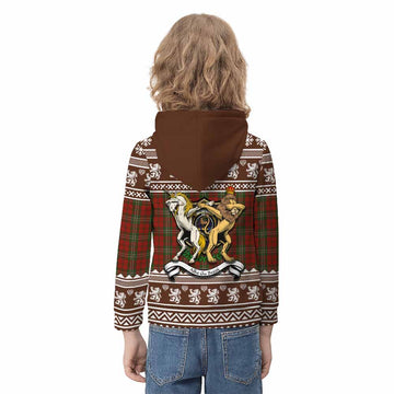 Scott Clan Tartan Crest Christmas Kid Hoodie Coat of Arms Funny Style