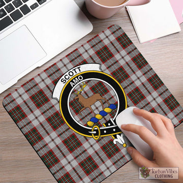 Scott Dress Tartan Mouse Pad with Family Crest