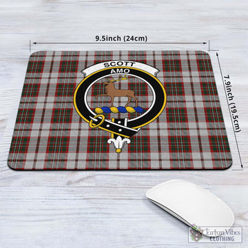 Scott Dress Tartan Mouse Pad with Family Crest