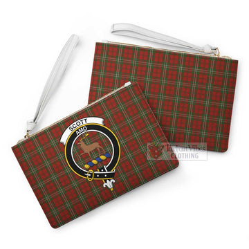 Scott Family Crest Tartan Clutch Bag