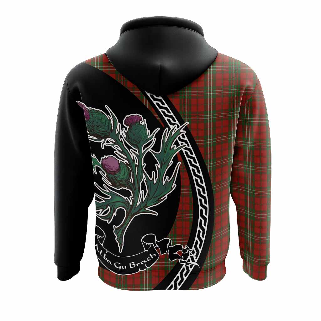 Scott Family Crest Tartan Hoodie Alba Thistle Inspired - Tartan Vibes Clothing