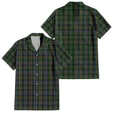 Scott Green Tartan Short Sleeve Button Down Shirt