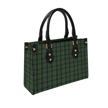 Scott Green Tartan Leather Bag