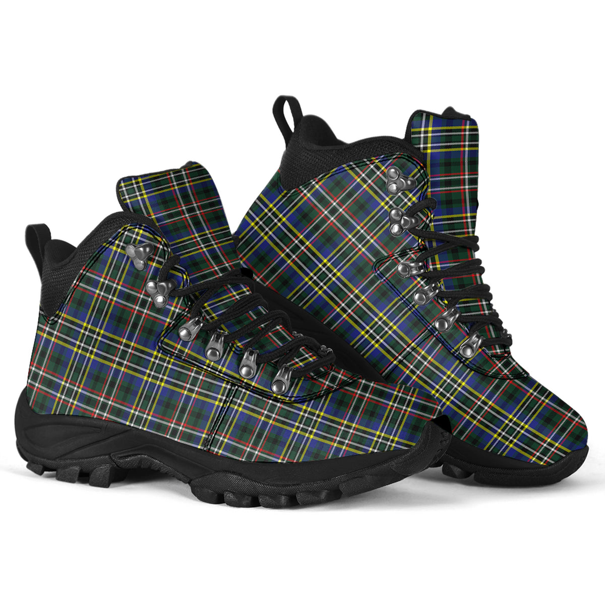 Scott Green Modern Tartan Alpine Boots - Tartanvibesclothing