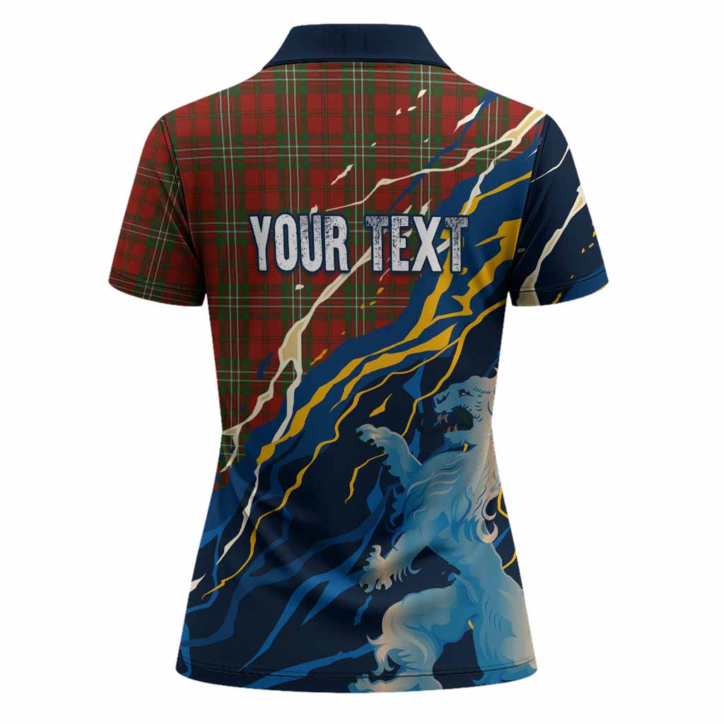 Scott Scotland Tartan Women Polo Shirt WC2026 Football - We'll Be Coming