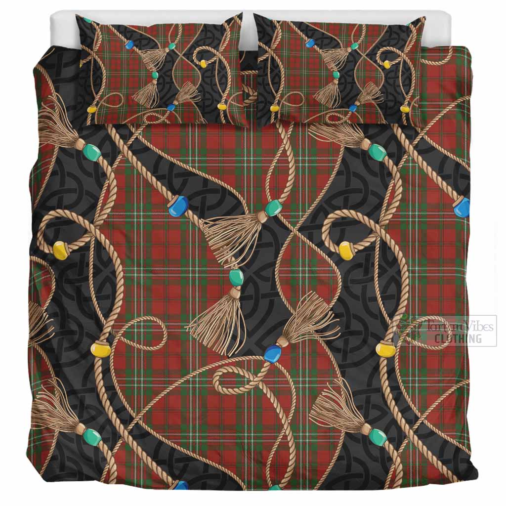 Scott Scottish Tartan Twisted Ropes Stylized Bedding Set UK Bedding Set UK Super King 104*94 inch - Tartan Vibes Clothing