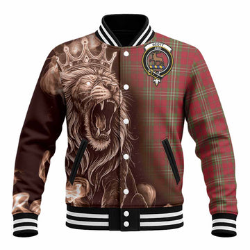 Scott Tartan Baseball Jacket Roaring Lion Heritage