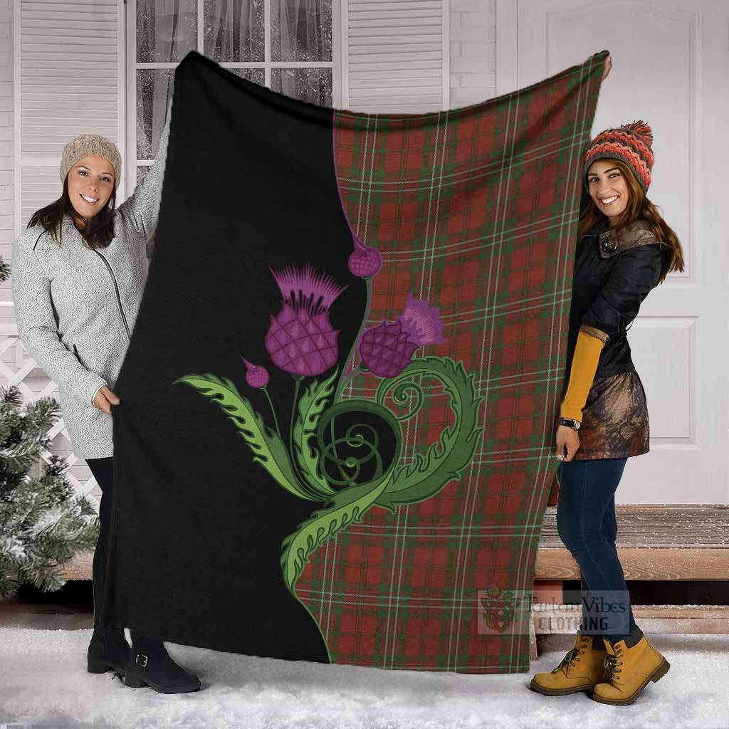 Scott Tartan Blanket Traditional Scottish Thistle - Tartan Vibes Clothing