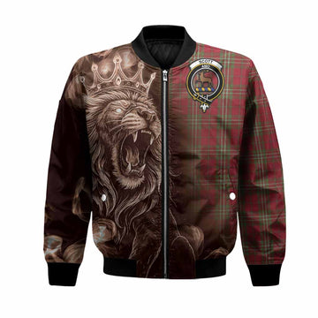 Scott Tartan Bomber Jacket Roaring Lion Heritage