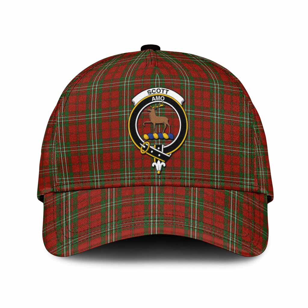 Scott Tartan Classic Cap with Family Crest