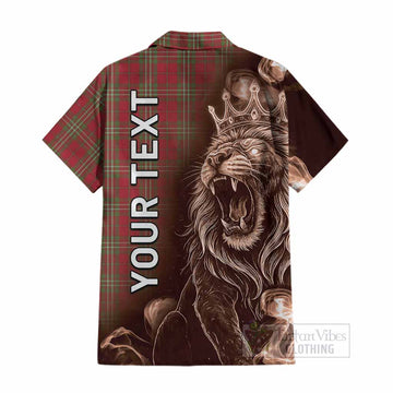 Scott Tartan Cotton Hawaiian Shirt Roaring Lion Heritage