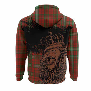 Scott Tartan Crest Hoodie Crowned Lion Heritage Style