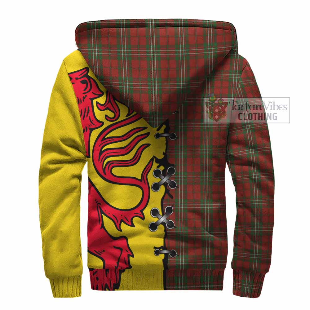 Scott Tartan Family Crest Sherpa Hoodie Lion Rampant Honor - Tartan Vibes Clothing