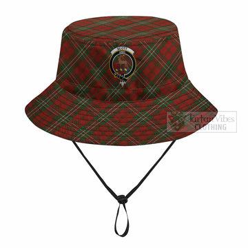 Scott Tartan Fishing Hat with Family Crest