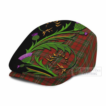 Scott Tartan Flat Cap, Jeff Cap Scottish Thistle Pride Heritage Art