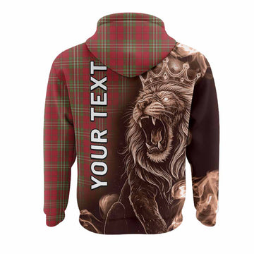 Scott Tartan Hoodie Roaring Lion Heritage