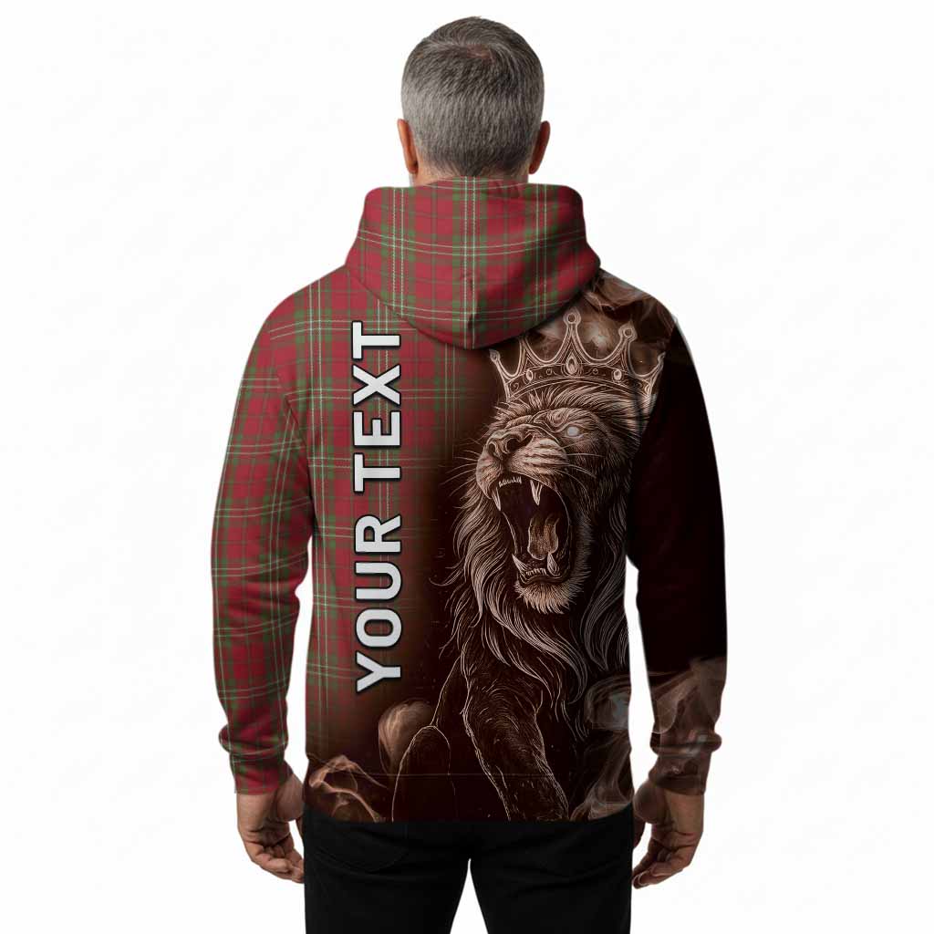 Scott Tartan Hoodie Roaring Lion Heritage