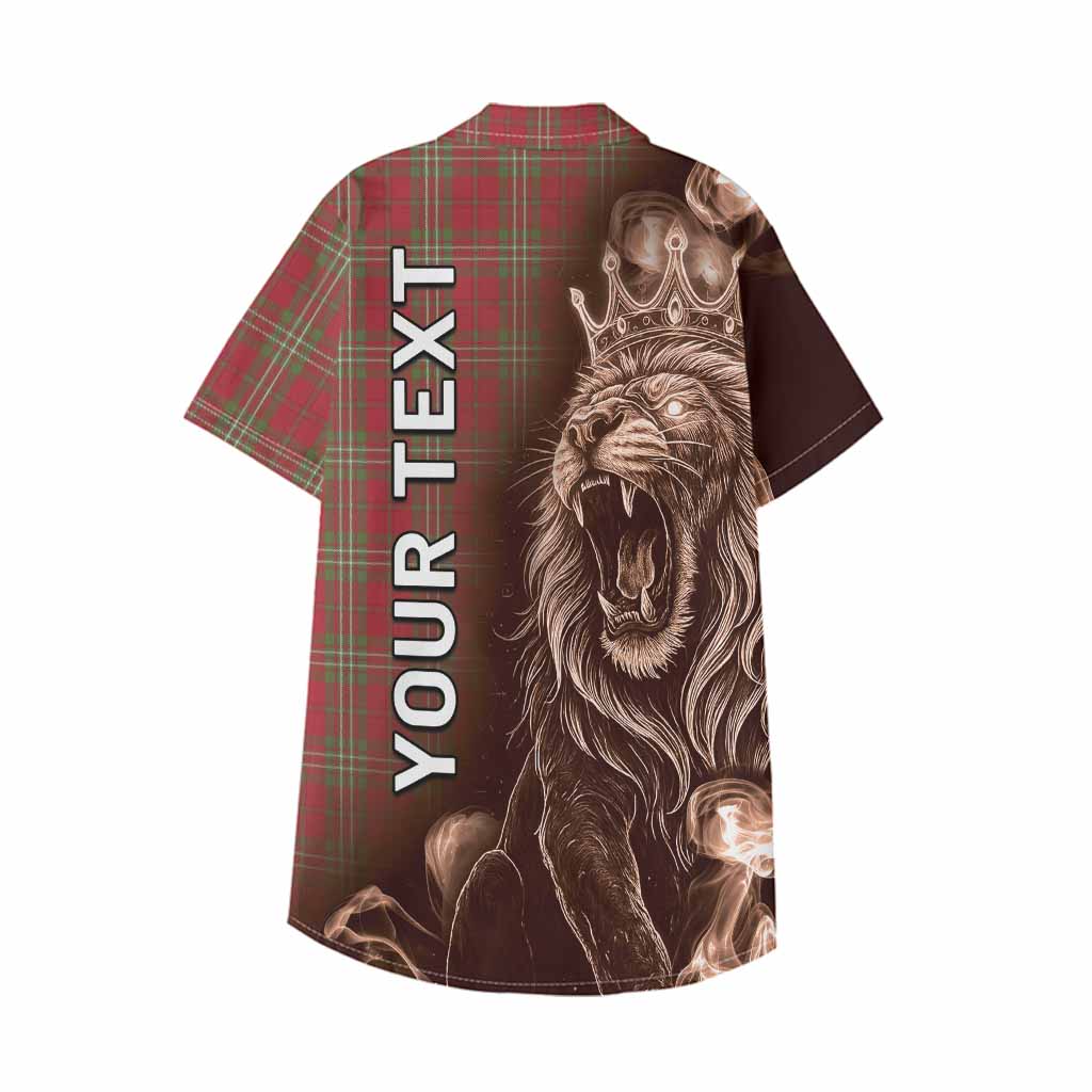 Scott Tartan Kid Hawaiian Shirt Roaring Lion Heritage