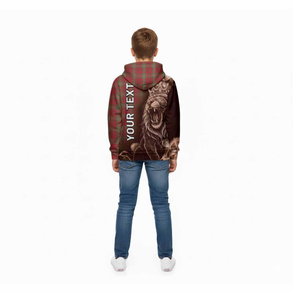 Scott Tartan Kid Hoodie Roaring Lion Heritage