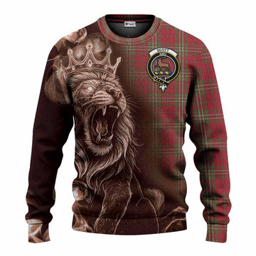 Scott Tartan Knitted Sweater Roaring Lion Heritage