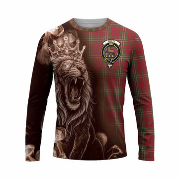 Scott Tartan Long Sleeve T-Shirt Roaring Lion Heritage