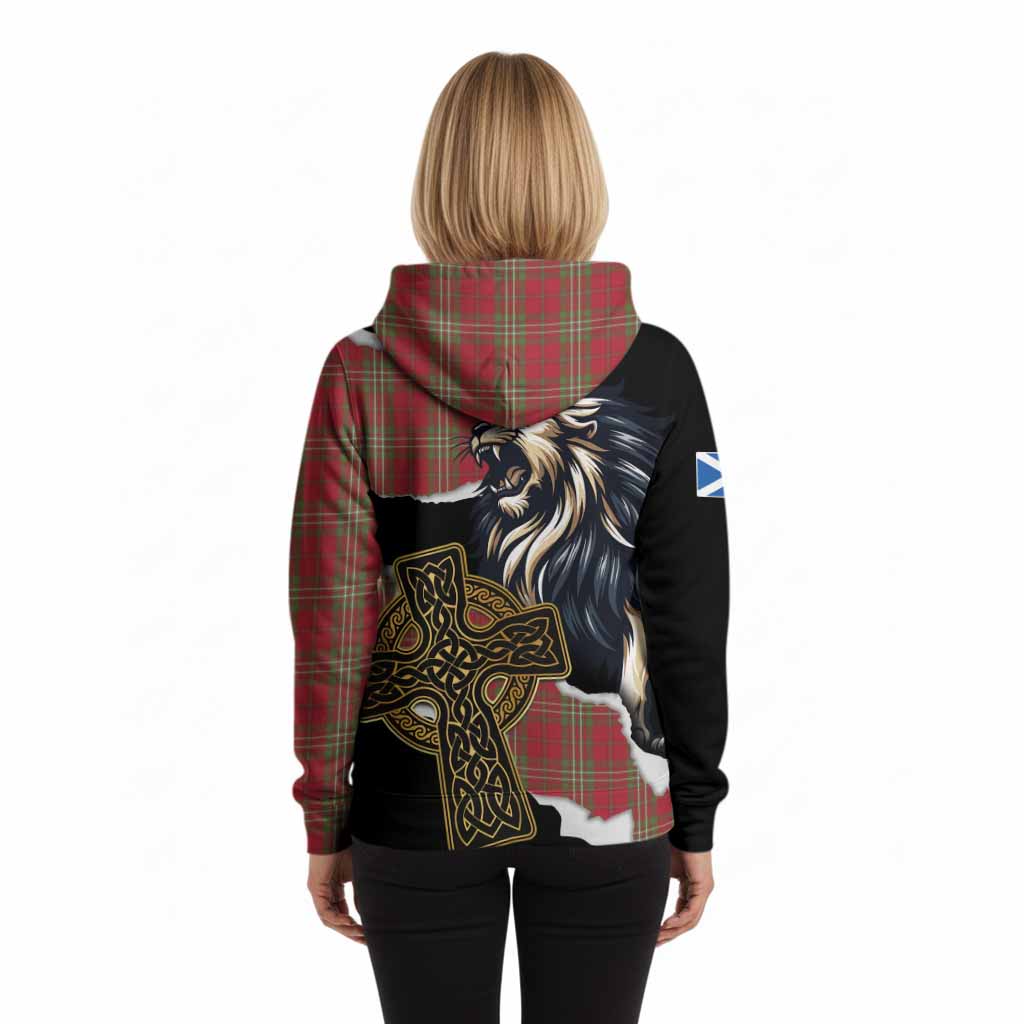 Scott Tartan Scottish Hoodie Lion Celtic Heritage