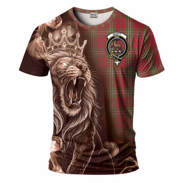 Scott Tartan T-Shirt Roaring Lion Heritage