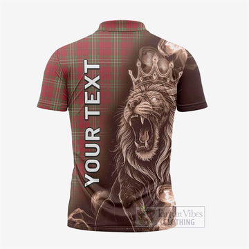 Scott Tartan Zipper Polo Shirt Roaring Lion Heritage