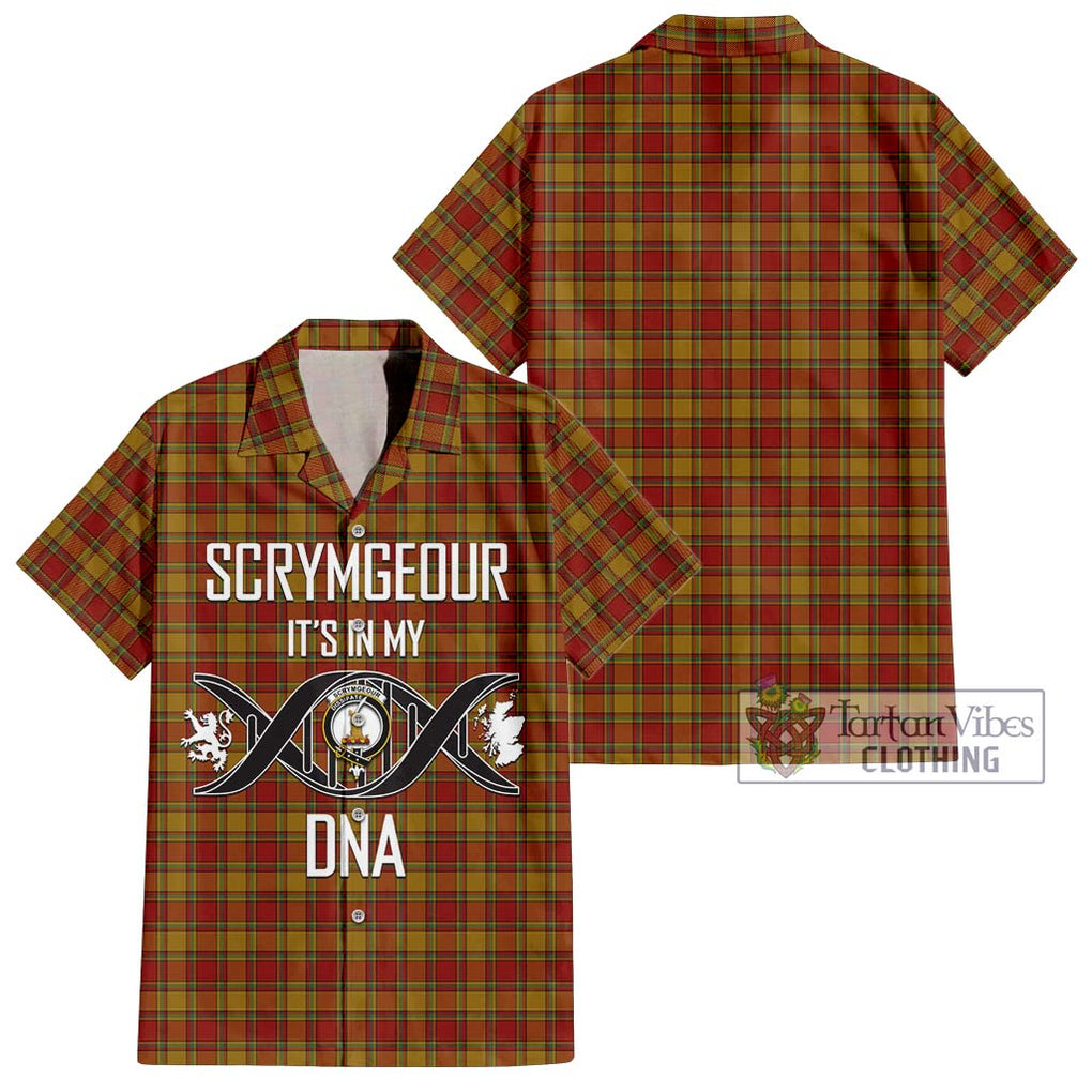 Scrymgeour Tartan Hawaiian Shirt with Family Crest DNA In Me Style Kid - Tartan Vibes Clothing