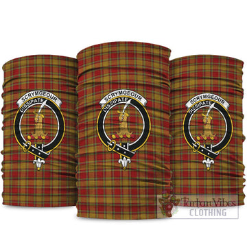 Scrymgeour Tartan Neck Gaiters, Tartan Bandanas, Tartan Head Band with Family Crest package One Size - Tartan Vibes Clothing