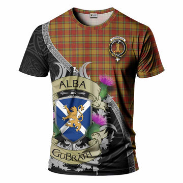 Scrymgeour Tartan Family Crest T-Shirt Lion Rampant Royal Thistle Shield Celtic Inspired Kid's Shirt - Tartan Vibes Clothing