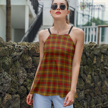 Scrymgeour Tartan Loose Halter Neck Camisole Women - Tartan Vibes Clothing
